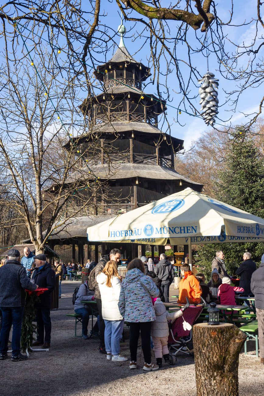 Chinese Tower Christmas Munich