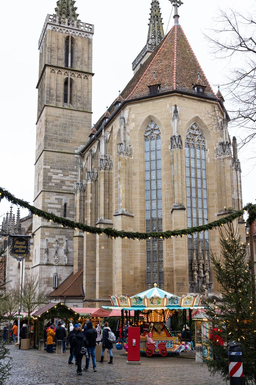 Christmas Market with Church