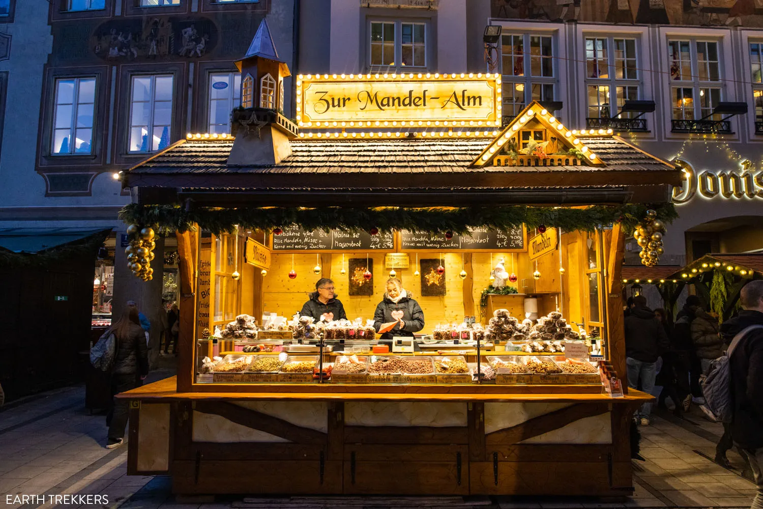 Munich Christkindlmarkt Stall