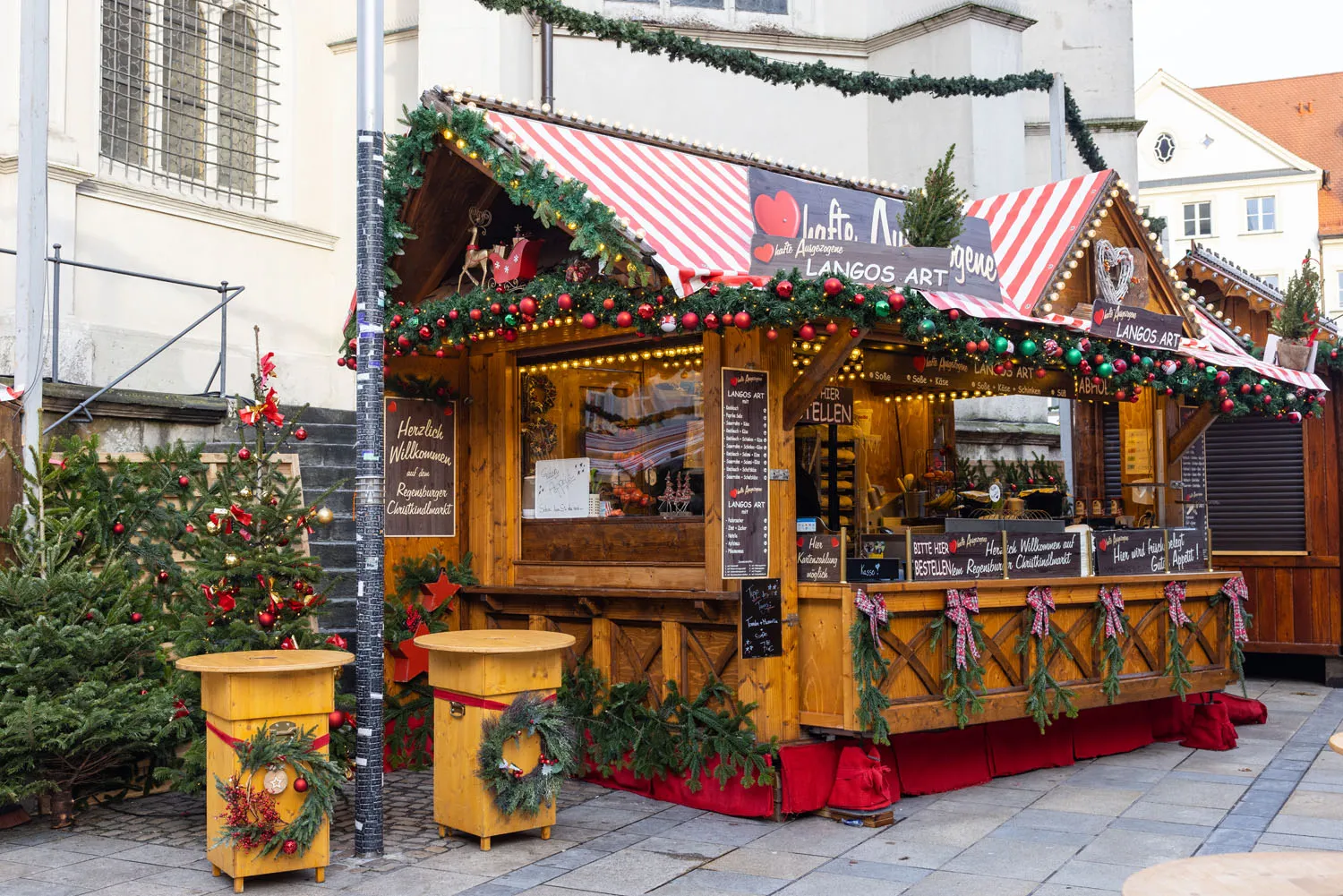 Regensburger Christkindlmarkt Food Stall