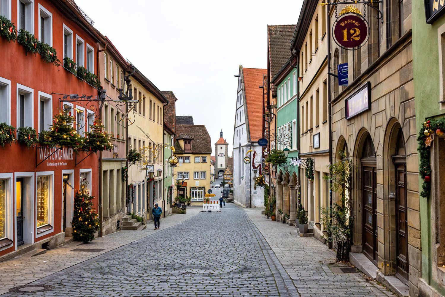 Rothenburg ob der Tauber no Crowds