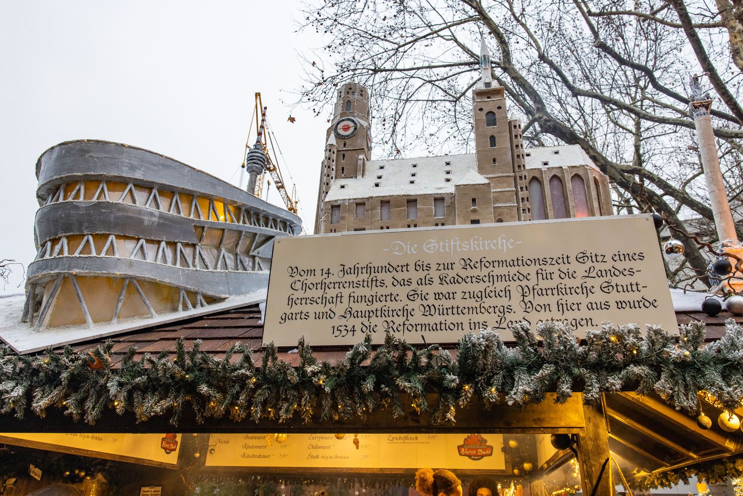 Stuttgart Market Stall Decoration