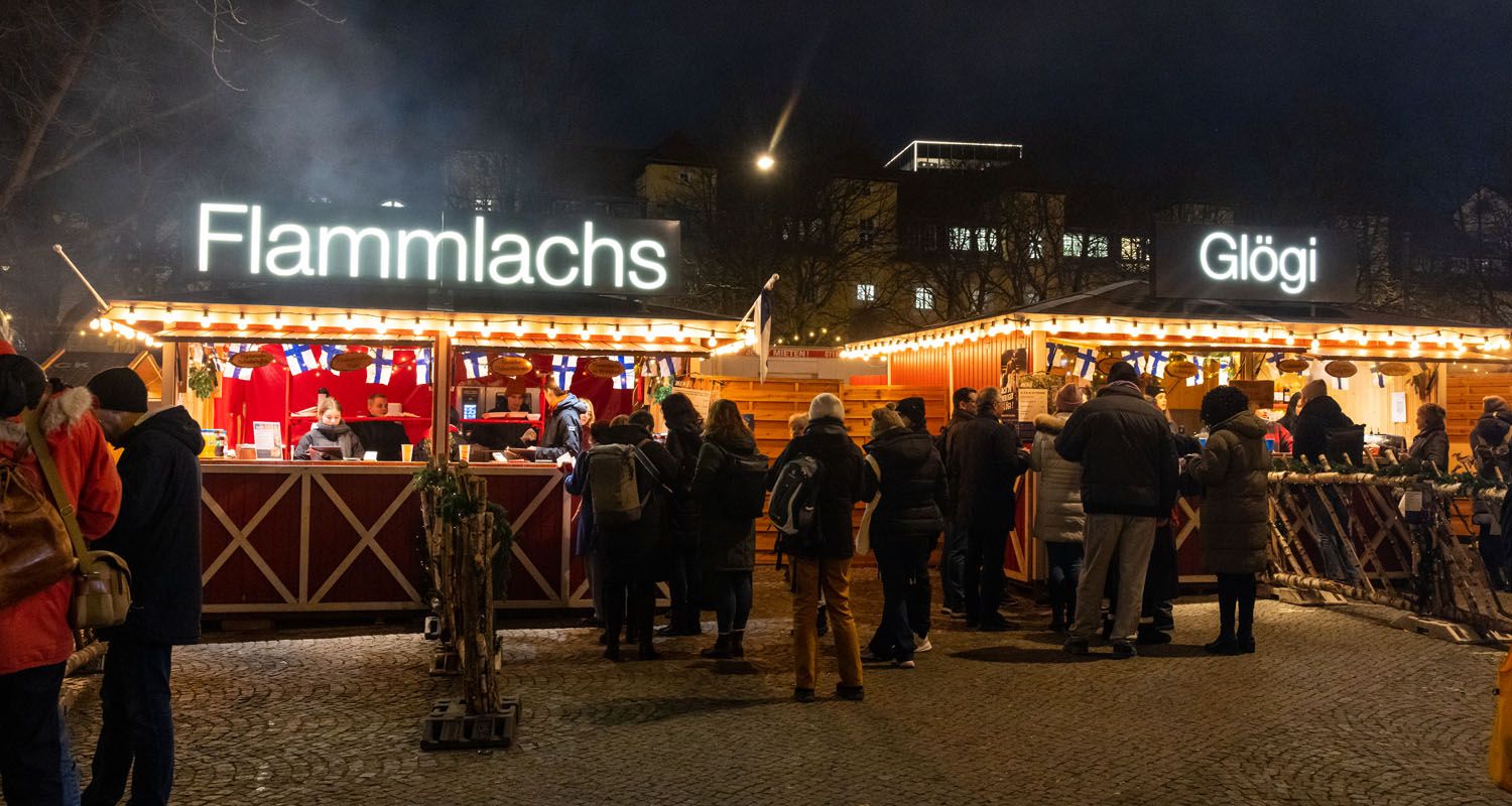 Stuttgart Market with Food