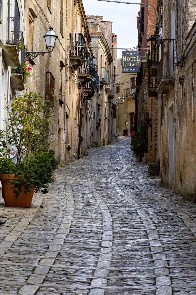 Erice Sicily Street