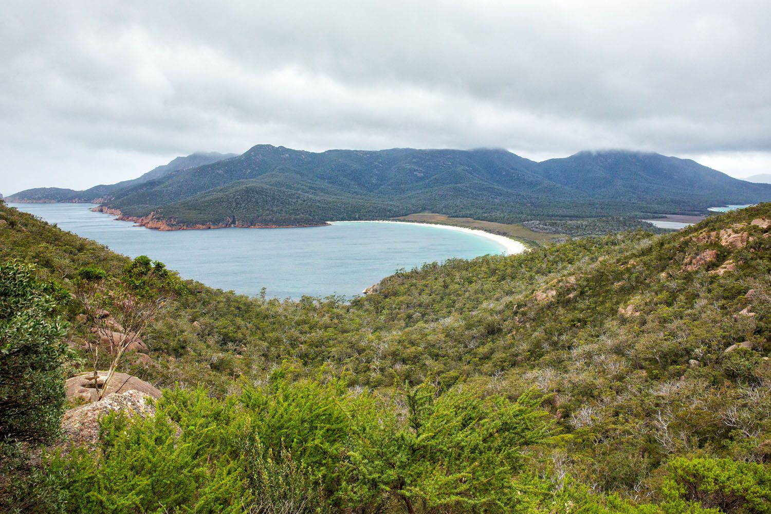 First View Wineglass Bay