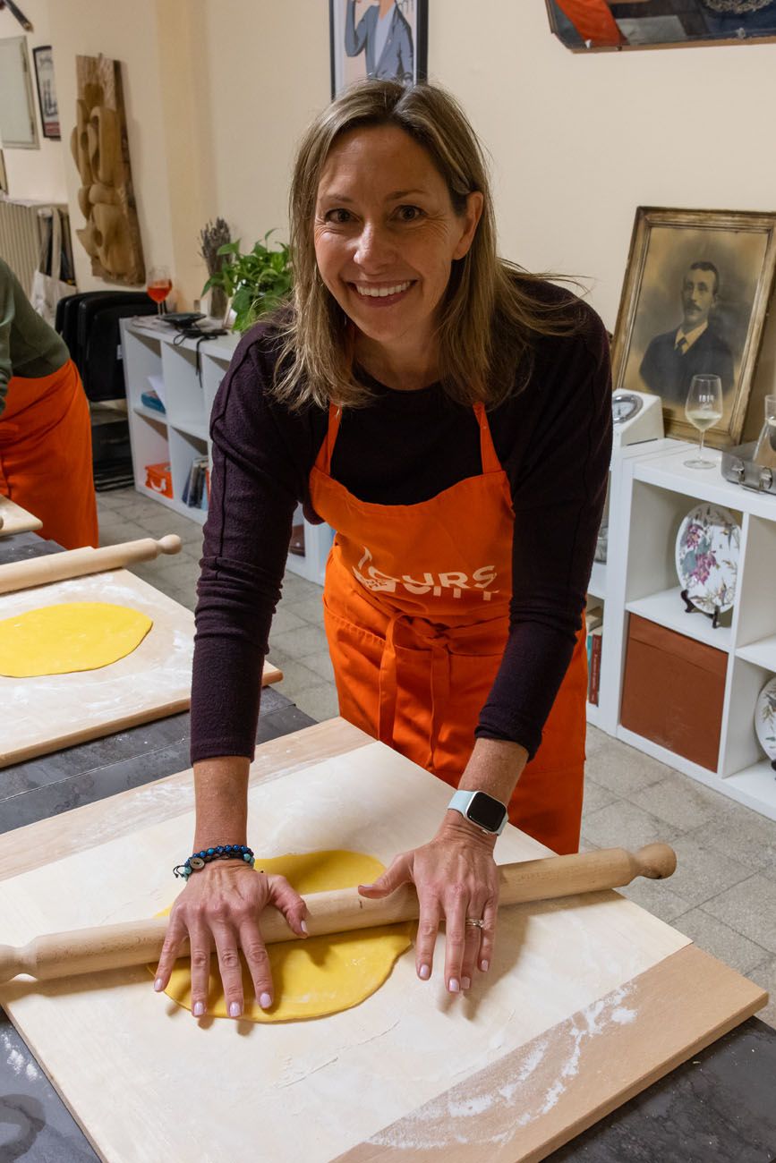 Julie Making Tagliatelle