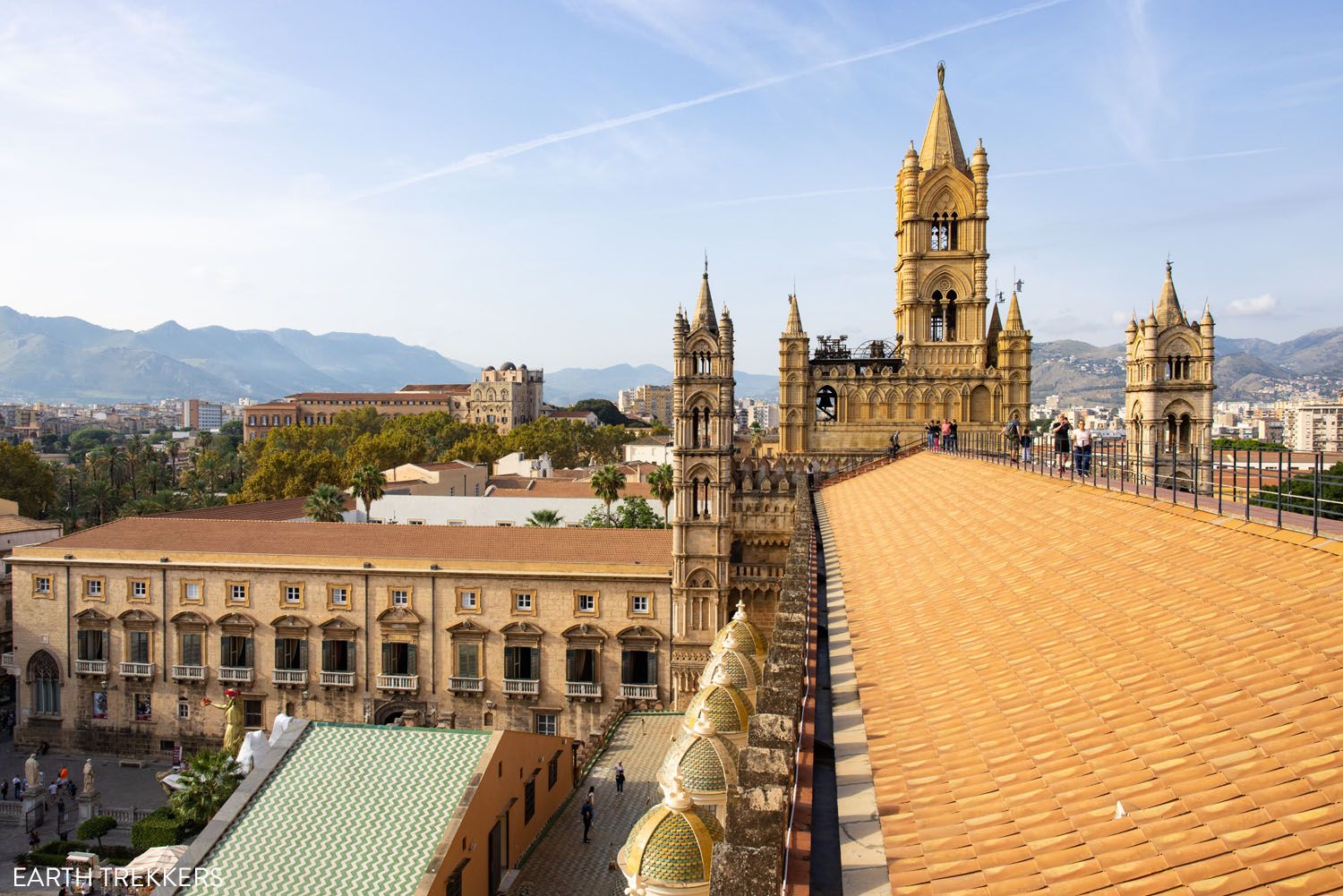 Palermo Cathedral Rooftop Terraces View