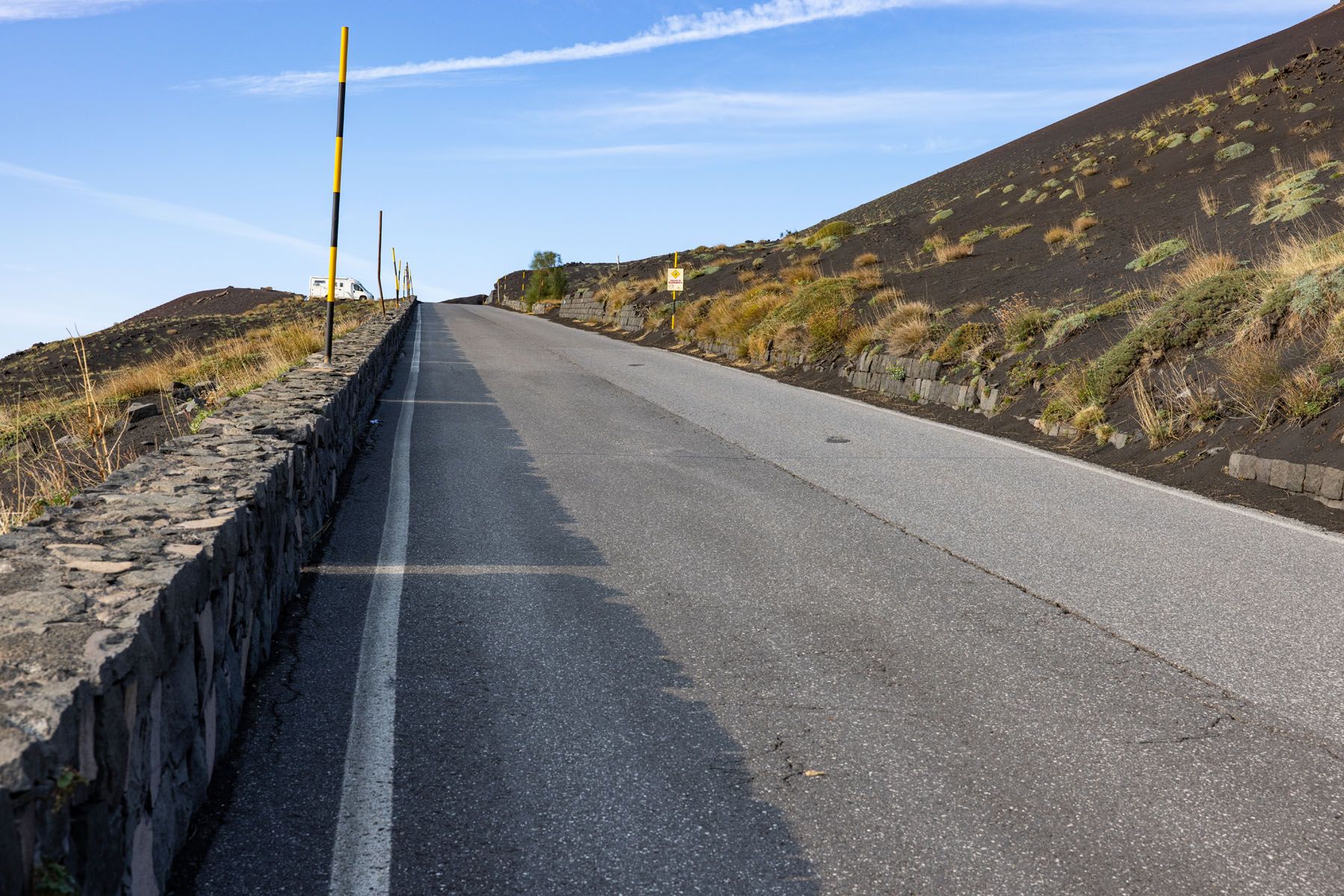 Road to Mount Etna Sicily