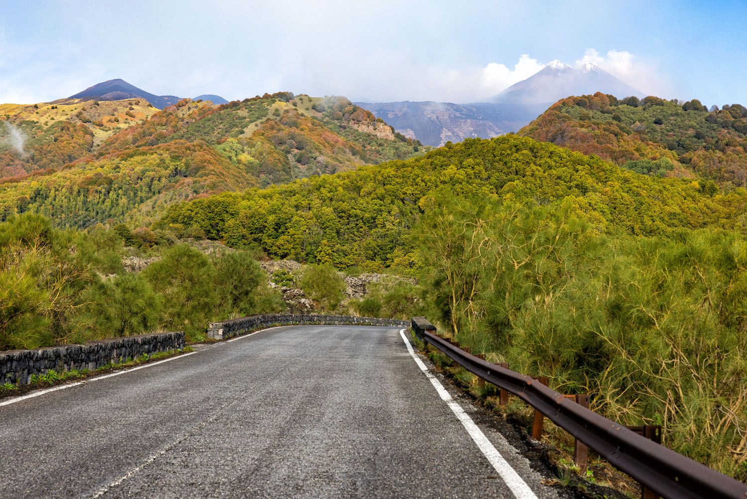 Road to Mount Etna