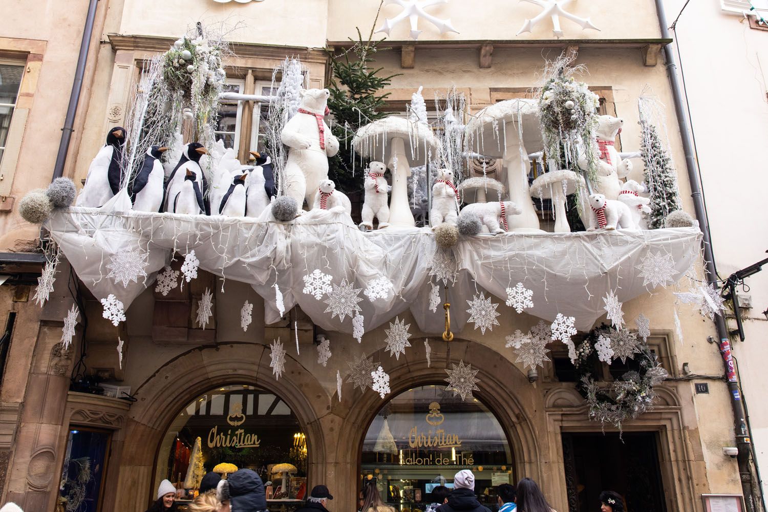 Strasbourg Christmas Decorations Photo