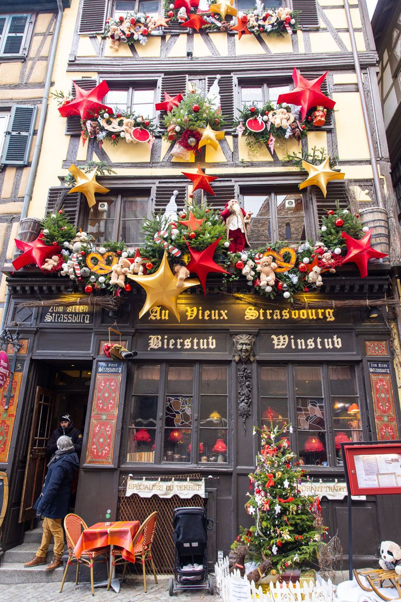 Strasbourg France Christmas Decorations