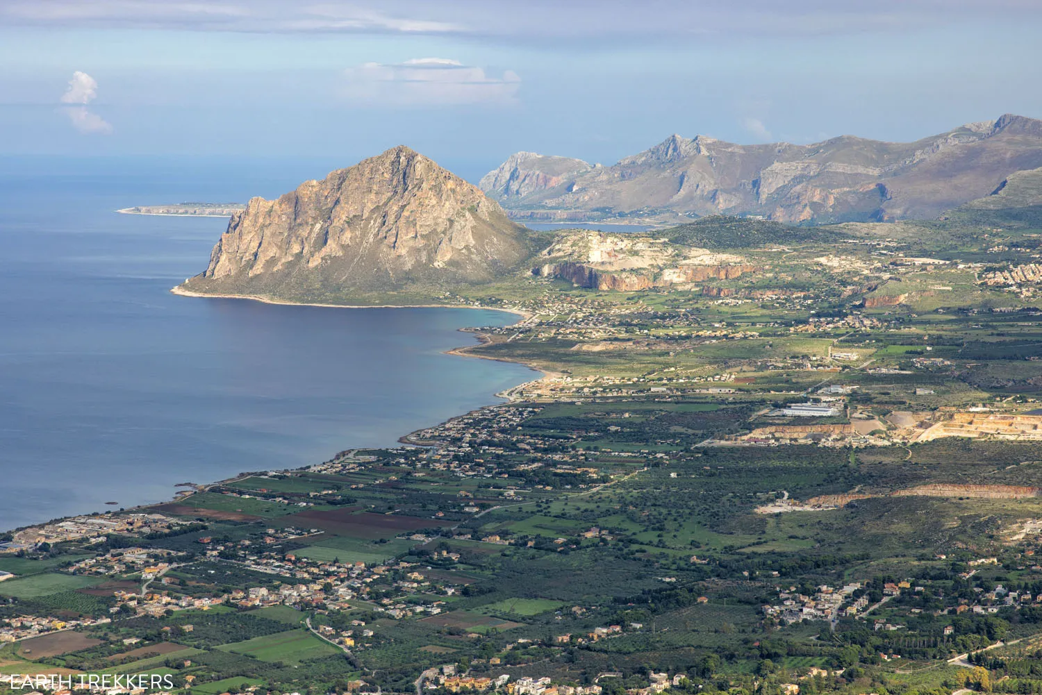 View from Erice Sicily