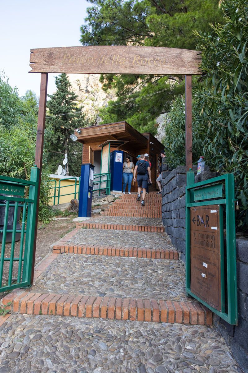 Cefalu Rock Entrance