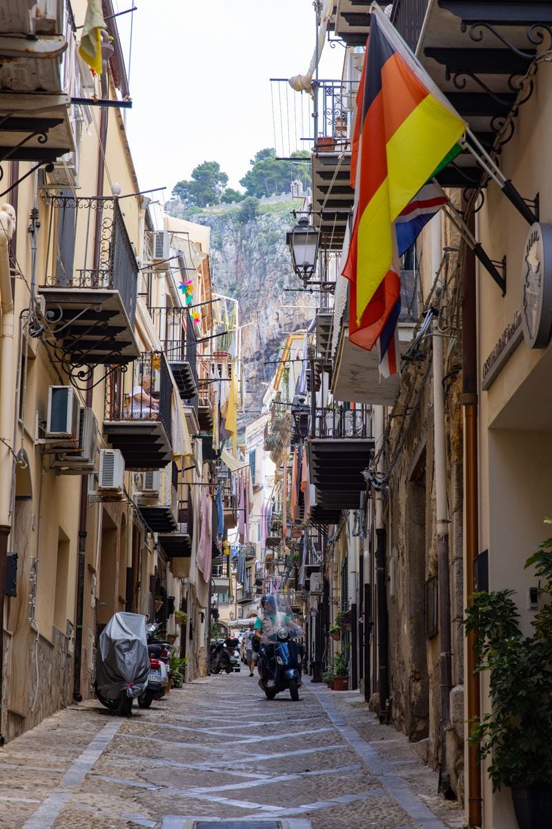 Cefalu Side Street Photo