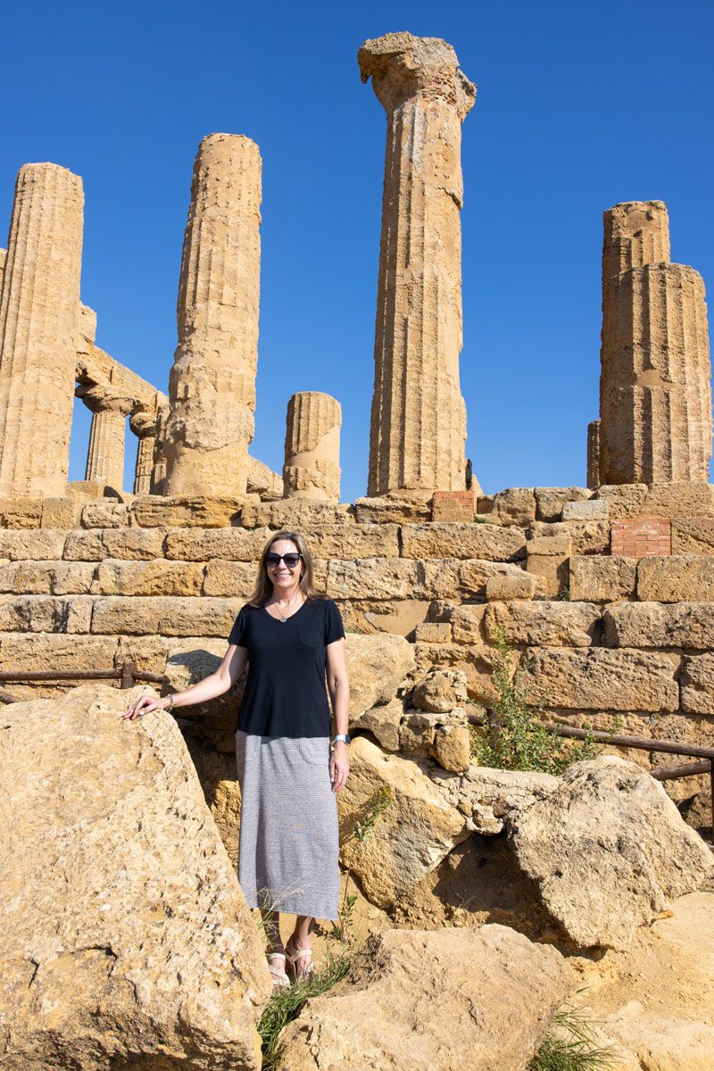 Julie at Valley of the Temples