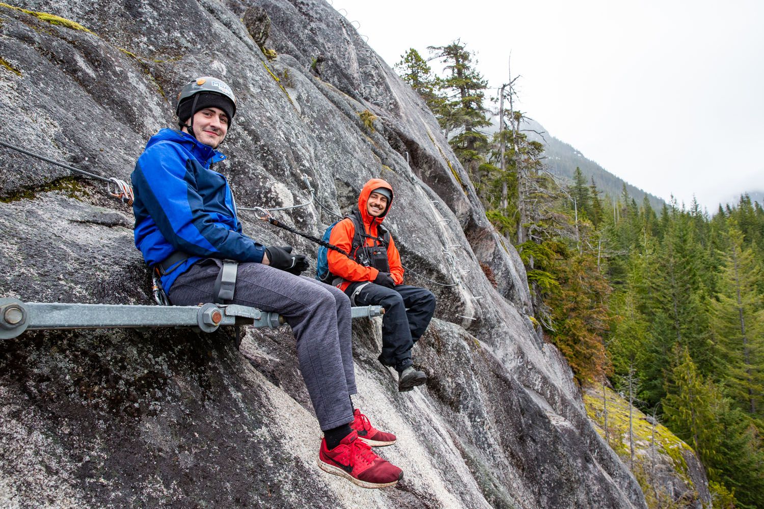 On the Via Ferrata