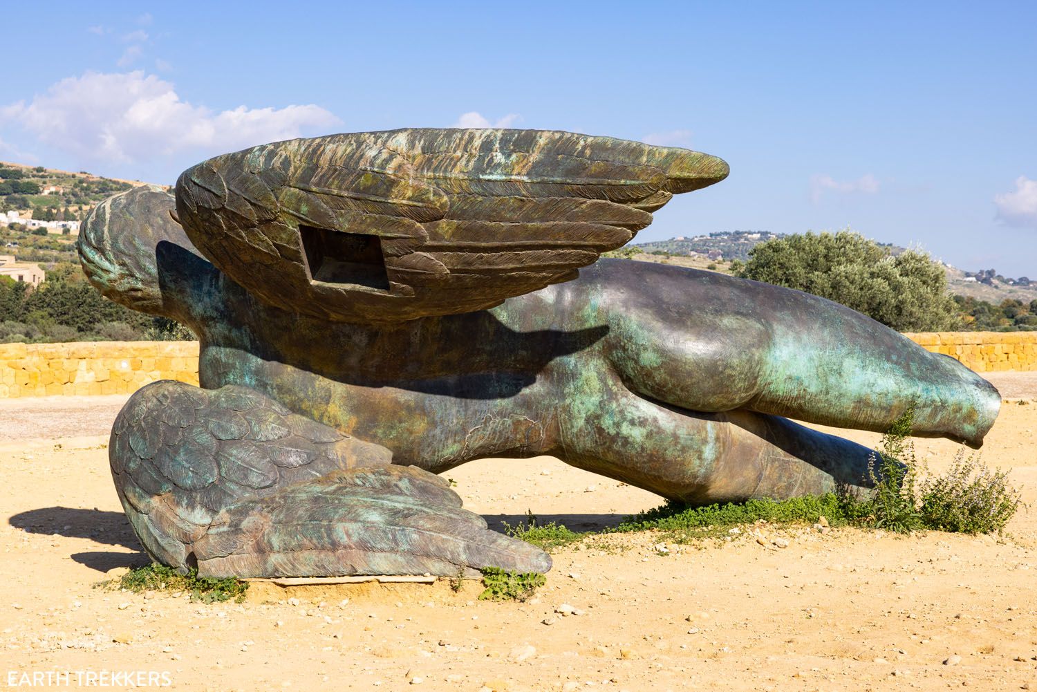 Statue of Fallen Icarus Photo