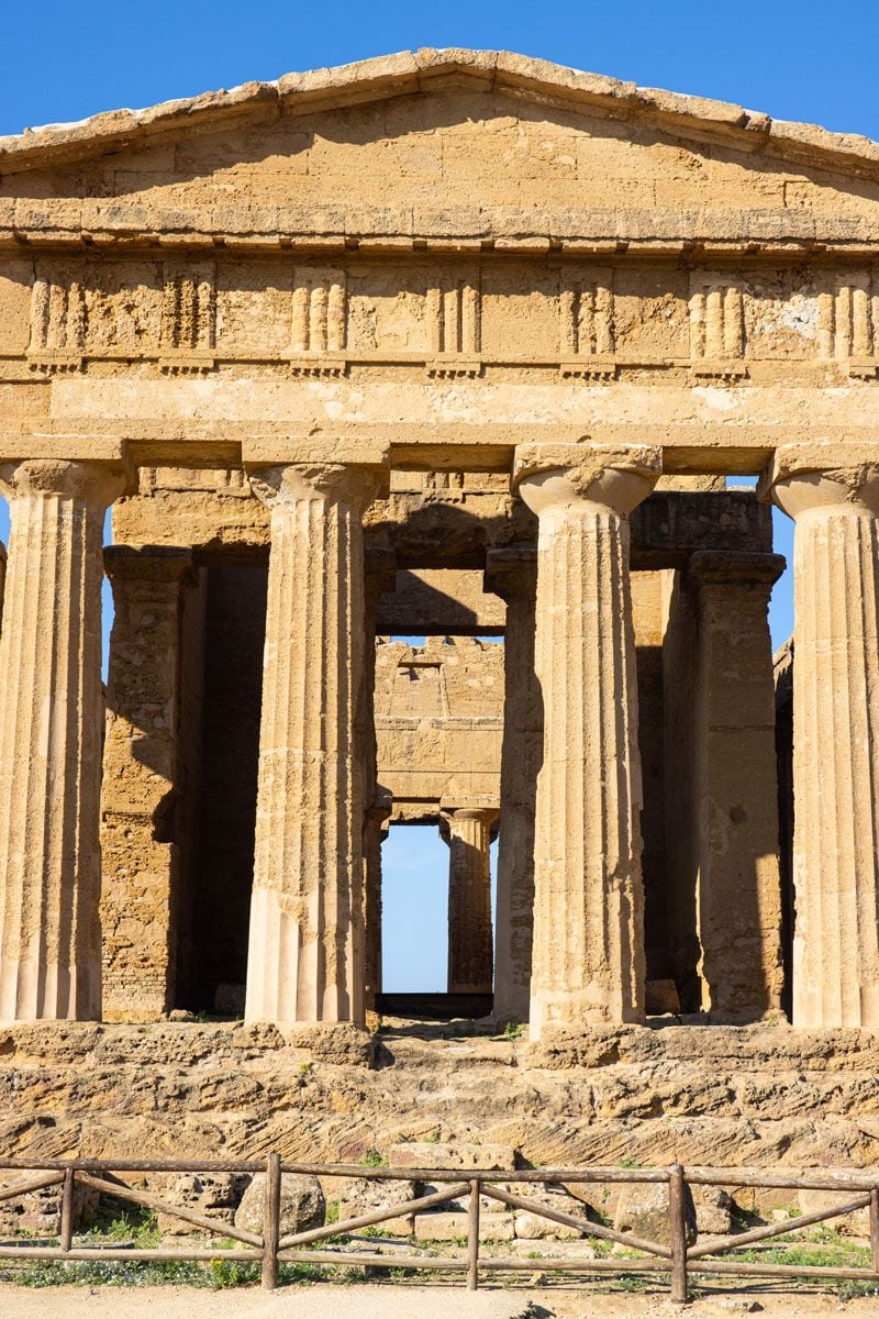 Temple of Concordia Close Up