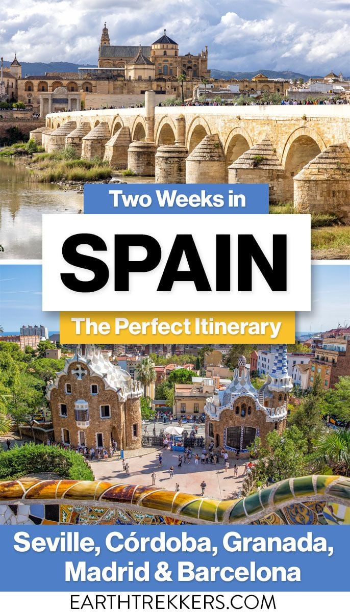 Two Week Spain Itinerary Madrid Barcelona