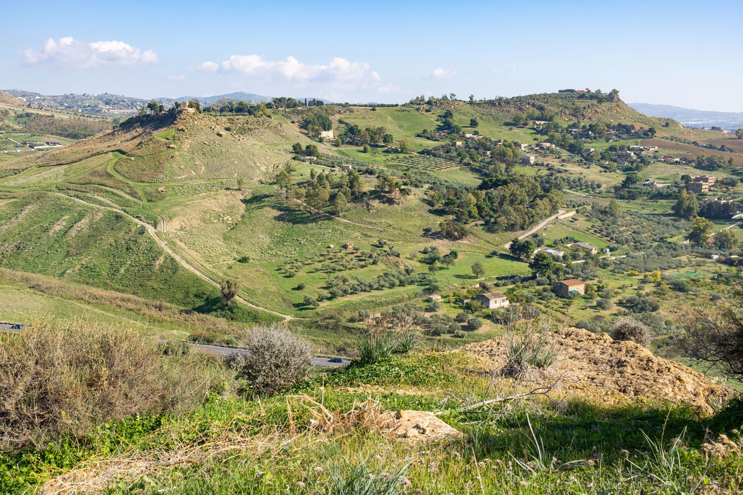 View from Valley of the Temples