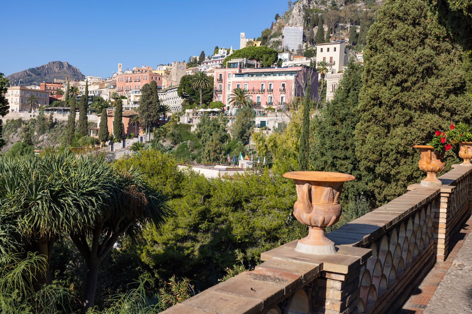 Taormina Public Garden View